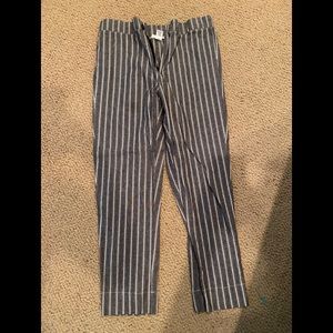 Gray linen pants